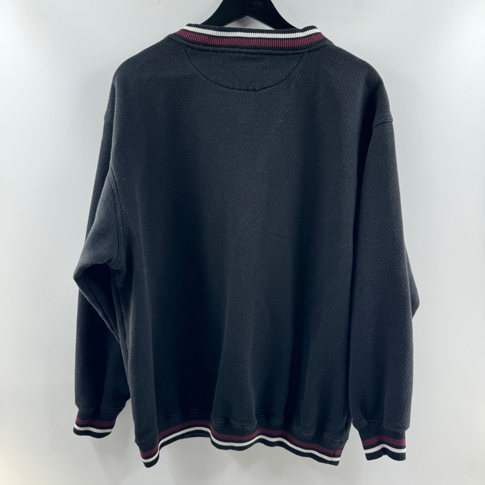 Lee Sport Black Knit Crewneck Sweater Men’s Size Large - Picture 5 of 5